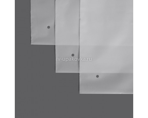 Пакет ЗИП-ЛОК с бегунком слайдер 25х35  (60+60мкм) бело-матовый
