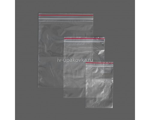 Пакет ЗИП-ЛОК гриппер 10х15 (80 мкм)