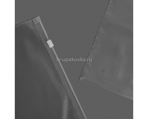 Пакет ЗИП-ЛОК с бегунком слайдер 35х40 (60+60мкм) прозрачный